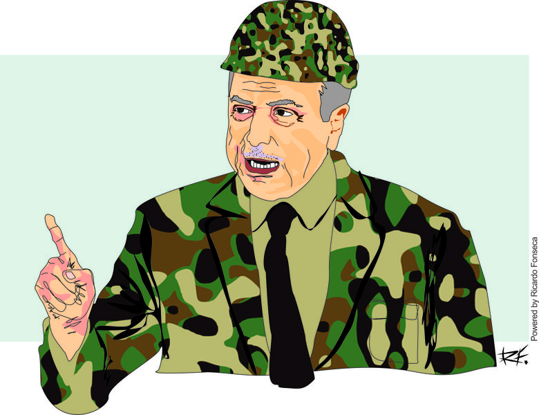 Ou me deixam governar decorativamente em PAZ, vendendo o País ao capital estrangeiro, gastando dinheiro público à rodo e transferindo o ônus da dívida pública pro pobre trabalhador, ou entrego o poder de bandeja para os militares. Alguém tem alguma dúvida disso? (Foto: Ricardo Fonseca) Ou me deixam governar decorativamente em PAZ, vendendo o País ao capital estrangeiro, gastando dinheiro público à rodo e transferindo o ônus da dívida pública pro pobre trabalhador, ou entrego o poder de bandeja para os militares. Alguém tem alguma dúvida disso?