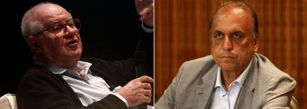 O jornalista Elio Gaspari defendeu neste domingo, 18, a saída do governador do Rio de Janeiro, Luiz Fernando Pezão (MDB), do cargo; "A ideia da intervenção do governo federal na segurança do Rio veio tarde e é curta. O governador Luiz Fernando Pezão precisa ir embora. Não tem saúde, passado nem futuro para permanecer no cargo num Estado falido, capturado por uma organização criminosa cujos chefes estão na cadeia. Como? Ele desce do gabinete, entra no carro e vai para casa", diz Gaspari em artigo na Folha de S. Paulo (Foto: Aquiles Lins) O jornalista Elio Gaspari defendeu neste domingo, 18, a saída do governador do Rio de Janeiro, Luiz Fernando Pezão (MDB), do cargo; "A ideia da intervenção do governo federal na segurança do Rio veio tarde e é curta. O governador Luiz Fernando Pezão precisa ir embora. Não tem saúde, passado nem futuro para permanecer no cargo num Estado falido, capturado por uma organização criminosa cujos chefes estão na cadeia. Como? Ele desce do gabinete, entra no carro e vai para casa", diz Gaspari em artigo na Folha de S. Paulo