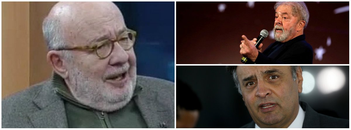 "Em entrevista recente à BBC, o ministro do STF Luis Roberto Barroso declarou que dos 650 mil presos brasileiros, poucos têm contra si tantas provas como Aécio Neves, denunciado pelos delatores da Odebrecht e da JBS", escreve o jornalista Ricardo Kotscho; "Ao mesmo tempo em que a Justiça bate recordes de celeridade para condenar, impedir a candidatura e prender o ex-presidente Lula, no caso de Aécio não há pressa nenhuma" (Foto: Leonardo Lucena) "Em entrevista recente à BBC, o ministro do STF Luis Roberto Barroso declarou que dos 650 mil presos brasileiros, poucos têm contra si tantas provas como Aécio Neves, denunciado pelos delatores da Odebrecht e da JBS", escreve o jornalista Ricardo Kotscho; "Ao mesmo tempo em que a Justiça bate recordes de celeridade para condenar, impedir a candidatura e prender o ex-presidente Lula, no caso de Aécio não há pressa nenhuma"