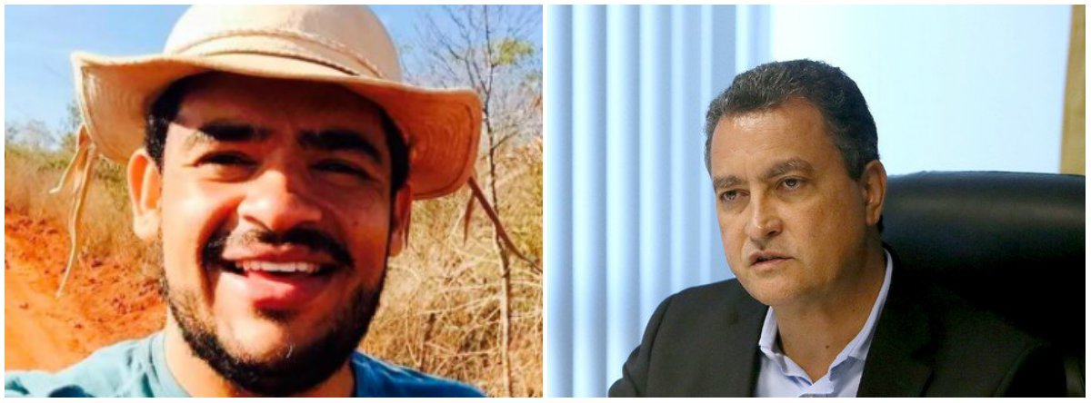 Foi enterrado em Vitória da Conquista, sudoeste da Bahia, o corpo de Márcio Matos, 33 anos, dirigente do MST no estado; em vídeo gravado durante o velório do morto, cujo teor foi confirmado pela assessoria, o governador da Bahia, Rui Costa, afirma que se trata de um crime de mando; "Determinei imediatamente que viesse o delegado regional e a perícia técnica, e determinei ao secretário de Segurança que montasse um grupo especial de investigação para que possamos chegar aos executores e mandantes" (Foto: Leonardo Lucena) Foi enterrado em Vitória da Conquista, sudoeste da Bahia, o corpo de Márcio Matos, 33 anos, dirigente do MST no estado; em vídeo gravado durante o velório do morto, cujo teor foi confirmado pela assessoria, o governador da Bahia, Rui Costa, afirma que se trata de um crime de mando; "Determinei imediatamente que viesse o delegado regional e a perícia técnica, e determinei ao secretário de Segurança que montasse um grupo especial de investigação para que possamos chegar aos executores e mandantes"