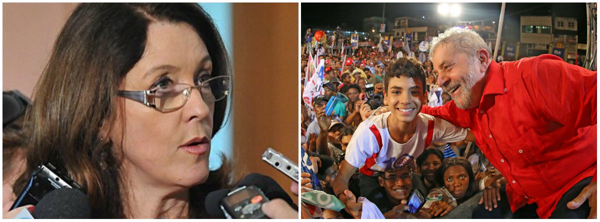 "Tudo indica que o ex-presidente Lula morrerá na praia da inelegibilidade quando agosto chegar. Dificilmente, porém, deixará de ter papel fundamental na sucessão de 2018", diz a jornalista Helena Chagas; "Está em suas mãos conduzir seu povo – ou uma boa parte dele – para uma candidatura alternativa do PT ou para o apoio a um outro nome no campo das esquerdas capaz de chegar ao segundo turno, vencer e dar continuidade ao projeto interrompido com a ascensão de Michel Temer e seu governo de centro-direita ao poder" (Foto: Leonardo Lucena) "Tudo indica que o ex-presidente Lula morrerá na praia da inelegibilidade quando agosto chegar. Dificilmente, porém, deixará de ter papel fundamental na sucessão de 2018", diz a jornalista Helena Chagas; "Está em suas mãos conduzir seu povo – ou uma boa parte dele – para uma candidatura alternativa do PT ou para o apoio a um outro nome no campo das esquerdas capaz de chegar ao segundo turno, vencer e dar continuidade ao projeto interrompido com a ascensão de Michel Temer e seu governo de centro-direita ao poder"