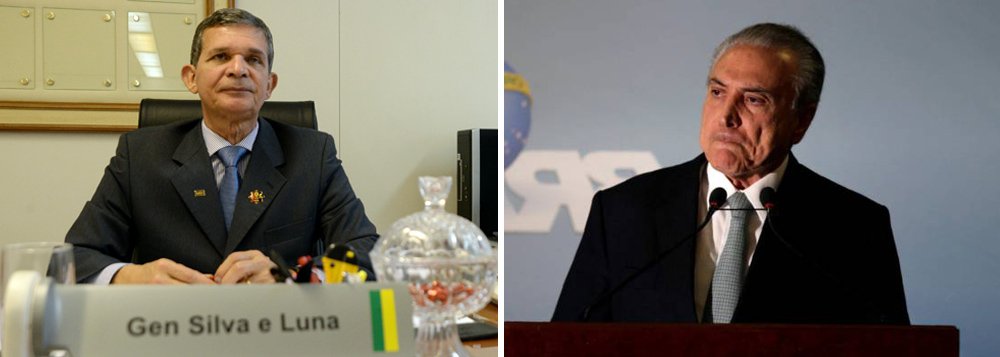 "Associada ao crescente peso do general Sergio Etchegoyen (chefe do Gabinete de Segurança Institucional) e à intervenção federal no Rio de Janeiro, também comandada por um general de Exército, a nomeação de Silva e Luna indica escalada da participação militar na direção do Estado", diz o jornalista Breno Altman sobre o novo ministro da Defesa de Michel Temer; "Esse processo de militarização acelerada pode ter sido a resposta de Temer aos movimentos nos quartéis sob o som da declarações do general Mourão: para não ter o generalato como alternativa externa ao bloco civil golpista, o melhor seria transformá-lo em sócio explícito da contra-revolução preventiva, com direito a golden share entre os acionistas e outras regalias atraentes" (Foto: Breno Altman) "Associada ao crescente peso do general Sergio Etchegoyen (chefe do Gabinete de Segurança Institucional) e à intervenção federal no Rio de Janeiro, também comandada por um general de Exército, a nomeação de Silva e Luna indica escalada da participação militar na direção do Estado", diz o jornalista Breno Altman sobre o novo ministro da Defesa de Michel Temer; "Esse processo de militarização acelerada pode ter sido a resposta de Temer aos movimentos nos quartéis sob o som da declarações do general Mourão: para não ter o generalato como alternativa externa ao bloco civil golpista, o melhor seria transformá-lo em sócio explícito da contra-revolução preventiva, com direito a golden share entre os acionistas e outras regalias atraentes"