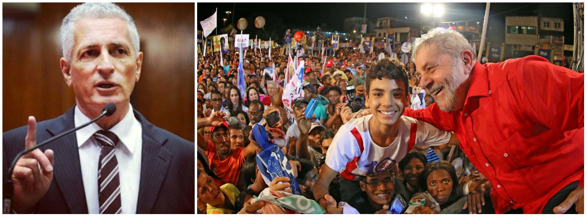 "As coisas foram invertidas no processo contra Lula e o réu é que precisa provar sua inocência. Isso já seria um absurdo por si só", afirmou o deputado estadual Rogério Correia (PT) ao criticar o processo contra o ex-presidente Lula no caso do tripléx do Guarujá; segundo ele, a escritura do tripléx "não deixa dúvidas, pois revela que o imóvel está em nome da OAS Empreendimentos"; "Alguma dúvida que o processo é político?", questionou (Foto: Leonardo Lucena) "As coisas foram invertidas no processo contra Lula e o réu é que precisa provar sua inocência. Isso já seria um absurdo por si só", afirmou o deputado estadual Rogério Correia (PT) ao criticar o processo contra o ex-presidente Lula no caso do tripléx do Guarujá; segundo ele, a escritura do tripléx "não deixa dúvidas, pois revela que o imóvel está em nome da OAS Empreendimentos"; "Alguma dúvida que o processo é político?", questionou