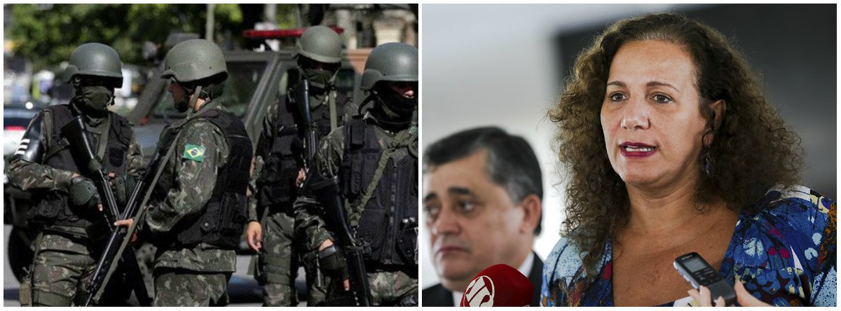 A deputada federal Jandira Feghali (PCdob-RJ) criticou a intervenção militar federal na segurança pública do Rio; "Quantos civis e inocentes poderão, a partir de uma truculência, serem assassinados dentro das favelas, das comunidades ou nas ruas. Tenho muito medo por estas comunidades que já estão sendo assassinadas sem uma apuração correta, tendo suas casas invadidas", disse a parlamentar (Foto: Leonardo Lucena) A deputada federal Jandira Feghali (PCdob-RJ) criticou a intervenção militar federal na segurança pública do Rio; "Quantos civis e inocentes poderão, a partir de uma truculência, serem assassinados dentro das favelas, das comunidades ou nas ruas. Tenho muito medo por estas comunidades que já estão sendo assassinadas sem uma apuração correta, tendo suas casas invadidas", disse a parlamentar