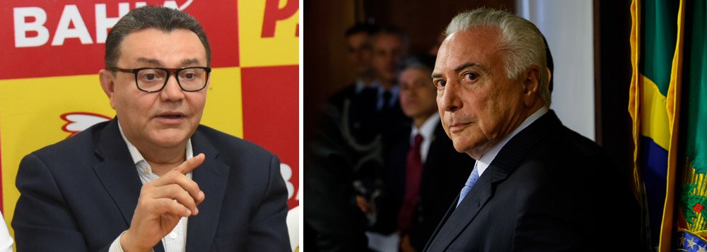 O presidente nacional do PSB, Carlos Siqueira, acusou Michel Temer de chefiar uma quadrilha no governo, durante discurso do congresso nacional da legenda; "Temer formou o pior governo da história do Brasil. Ele não montou um governo, montou quase uma quadrilha"; em sua fala, Siqueira afirmou que o partido "convidou" os deputados pró-Temer a saírem da legenda por não concordar com atual governo "conservador" e "de retrocessos"; Siqueira também fez críticas à reforma da Previdência e comemorou o fato de ela não ter sido aprovada (Foto: Aquiles Lins) O presidente nacional do PSB, Carlos Siqueira, acusou Michel Temer de chefiar uma quadrilha no governo, durante discurso do congresso nacional da legenda; "Temer formou o pior governo da história do Brasil. Ele não montou um governo, montou quase uma quadrilha"; em sua fala, Siqueira afirmou que o partido "convidou" os deputados pró-Temer a saírem da legenda por não concordar com atual governo "conservador" e "de retrocessos"; Siqueira também fez críticas à reforma da Previdência e comemorou o fato de ela não ter sido aprovada