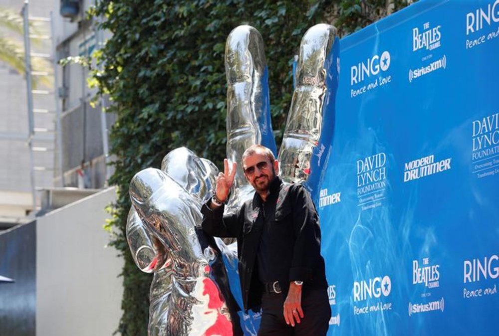 Ringo Starr posa durante um evento para celebrar seu aniversário de 77 anos em Los Angeles, Estados Unidos 7/7/2017 REUTERS/Mario Anzuoni (Foto: Paulo Emílio) Ringo Starr posa durante um evento para celebrar seu aniversário de 77 anos em Los Angeles, Estados Unidos 7/7/2017 REUTERS/Mario Anzuoni