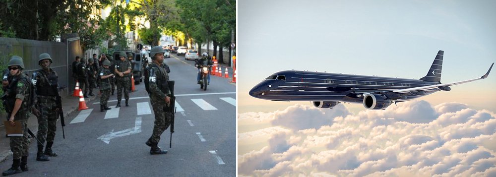 "Só os tolos acham que uma empresa como a Boeing não é ponta-de-lança da política militar dos EUA. E faz parte desta política ter as Forças Armadas de países como o Brasil serem essencialmente polícias internas, meras garantidoras da 'ordem', desprovidas de senso (e de capacidade tecnológica) de guardiães da soberania nacional", avalia o jornalista Fernando Brito sobre a notícia de que a Boeing tem interesse também na militar da Embraer (Foto: Aquiles Lins) "Só os tolos acham que uma empresa como a Boeing não é ponta-de-lança da política militar dos EUA. E faz parte desta política ter as Forças Armadas de países como o Brasil serem essencialmente polícias internas, meras garantidoras da 'ordem', desprovidas de senso (e de capacidade tecnológica) de guardiães da soberania nacional", avalia o jornalista Fernando Brito sobre a notícia de que a Boeing tem interesse também na militar da Embraer