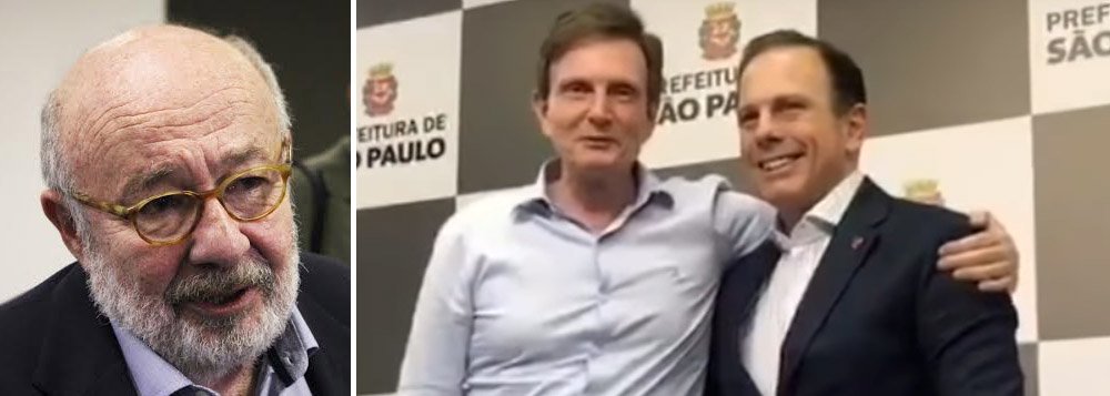 "Com o bispo Marcello Crivella passeando pela Europa em pleno Carnaval, a Prefeitura levou duas horas para interditar a ciclovia Tim Maia, depois de mais um trecho desabar durante o temporal que deixou o Rio debaixo d'água na quinta-feira e provocou o caos na cidade. Quatro pessoas morreram nos desabamentos", escreve o jornalista Ricardo Kotscho em seu blog (Foto: Romulo Faro) "Com o bispo Marcello Crivella passeando pela Europa em pleno Carnaval, a Prefeitura levou duas horas para interditar a ciclovia Tim Maia, depois de mais um trecho desabar durante o temporal que deixou o Rio debaixo d'água na quinta-feira e provocou o caos na cidade. Quatro pessoas morreram nos desabamentos", escreve o jornalista Ricardo Kotscho em seu blog