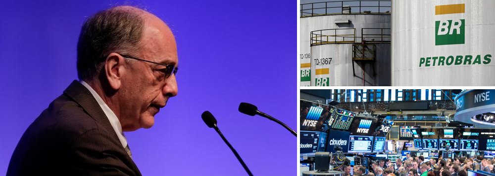 A Petrobras comunicou ao mercado nesta quinta-feira, 1º, que a Justiça dos Estados Unidos aceitou preliminarmente sua proposta com fundos abutres, pelo qual a empresa se propõe a pagar, sem ter sido condenada, indenização de R$ 10 bilhões por eventuais perdas causadas por corrupção; segundo a nota divulgada por Pedro Parente, a decisão representa "um passo importante para resolver os processos contra a Petrobras perante a Corte Federal de Nova Iorque"; audiência entre as partes será realizada em junho e pode selar o negócio da China para os investidores americanos (Foto: Aquiles Lins) A Petrobras comunicou ao mercado nesta quinta-feira, 1º, que a Justiça dos Estados Unidos aceitou preliminarmente sua proposta com fundos abutres, pelo qual a empresa se propõe a pagar, sem ter sido condenada, indenização de R$ 10 bilhões por eventuais perdas causadas por corrupção; segundo a nota divulgada por Pedro Parente, a decisão representa "um passo importante para resolver os processos contra a Petrobras perante a Corte Federal de Nova Iorque"; audiência entre as partes será realizada em junho e pode selar o negócio da China para os investidores americanos