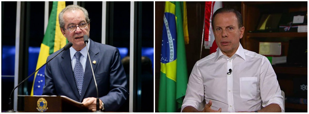 O pré-candidato ao governo de São Paulo pelo PSDB, José Anibal, bateu duro no prefeito da capital paulista, João Doria (PSDB), ao chamar o correligionário de "politiqueiro" e "carreirista"; "Ele está querendo sair da prefeitura e as pesquisas mostram que isso será negativo para ele, que os paulistanos vão se sentir abandonados", disse Aníbal; "Ele mal sentou na cadeira de prefeito e já está querendo o governo" (Foto: Leonardo Lucena) O pré-candidato ao governo de São Paulo pelo PSDB, José Anibal, bateu duro no prefeito da capital paulista, João Doria (PSDB), ao chamar o correligionário de "politiqueiro" e "carreirista"; "Ele está querendo sair da prefeitura e as pesquisas mostram que isso será negativo para ele, que os paulistanos vão se sentir abandonados", disse Aníbal; "Ele mal sentou na cadeira de prefeito e já está querendo o governo"