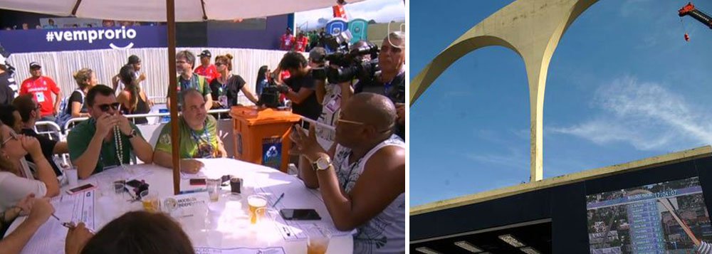 Começou há pouco a leitura das notas das escolas de samba do Grupo Especial do carnaval do Rio de Janeiro. Por meio de sorteio, foi definido que o quesito samba-enredo será o primeiro a ser utilizado para estabelecer o desempate; Treze escolas de samba disputam o título de campeã. As seis primeiras classificadas voltarão a se apresentar no Sambódromo no sábado (17), no Desfile das Campeãs. As duas últimas colocadas caem para o Grupo de Acesso; assista a transmissão ao vivo do Mídia Ninja direto da escola Paraíso do Tuiuti (Foto: Aquiles Lins) Começou há pouco a leitura das notas das escolas de samba do Grupo Especial do carnaval do Rio de Janeiro. Por meio de sorteio, foi definido que o quesito samba-enredo será o primeiro a ser utilizado para estabelecer o desempate; Treze escolas de samba disputam o título de campeã. As seis primeiras classificadas voltarão a se apresentar no Sambódromo no sábado (17), no Desfile das Campeãs. As duas últimas colocadas caem para o Grupo de Acesso; assista a transmissão ao vivo do Mídia Ninja direto da escola Paraíso do Tuiuti
