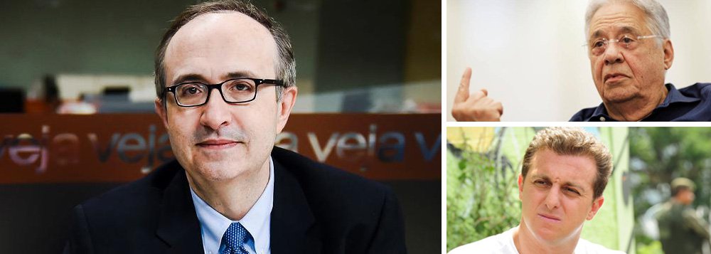 O jornalista Reinaldo Azevedo afirmou nesta sexta-feira, 16, que a direita está desesperada, mesmo com o ex-presidente Lula condenado em segunda instância e ameaçado de ser preso; "Que coisa! É Lula quem está a depender de uma decisão do STF para não ser preso antes do trânsito em julgado de sentença condenatória, mas quem vive seu patético momento é o campo não petista. E aí vale tudo. Até apelar a Luciano Huck, que não viria de táxi, mas de avião movido a BNDES...", diz ele artigo (Foto: Aquiles Lins) O jornalista Reinaldo Azevedo afirmou nesta sexta-feira, 16, que a direita está desesperada, mesmo com o ex-presidente Lula condenado em segunda instância e ameaçado de ser preso; "Que coisa! É Lula quem está a depender de uma decisão do STF para não ser preso antes do trânsito em julgado de sentença condenatória, mas quem vive seu patético momento é o campo não petista. E aí vale tudo. Até apelar a Luciano Huck, que não viria de táxi, mas de avião movido a BNDES...", diz ele artigo
