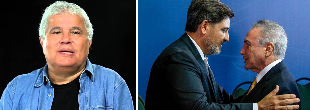 O colunista Ricardo Noblat, da Veja, afirma que a trapalhada de Fernando Segóvia é culpa do próprio Michel Temer, a quem descreve como "conspirador"; "Não pode ser bobo quem conspirou com êxito para derrubar uma presidente, assumir seu cargo, aprovar medidas impopulares no Congresso, e safar-se de duas denúncias de corrupção", diz ele; "Salve, Temer! – por ter posto na Polícia Federal um diretor-geral para chamar de seu. Em compensação, como esperteza em excesso engole o esperto, ele arrisca-se a ser alvo de mais uma denúncia de corrupção", diz Nobla (Foto: Aquiles Lins) O colunista Ricardo Noblat, da Veja, afirma que a trapalhada de Fernando Segóvia é culpa do próprio Michel Temer, a quem descreve como "conspirador"; "Não pode ser bobo quem conspirou com êxito para derrubar uma presidente, assumir seu cargo, aprovar medidas impopulares no Congresso, e safar-se de duas denúncias de corrupção", diz ele; "Salve, Temer! – por ter posto na Polícia Federal um diretor-geral para chamar de seu. Em compensação, como esperteza em excesso engole o esperto, ele arrisca-se a ser alvo de mais uma denúncia de corrupção", diz Nobla