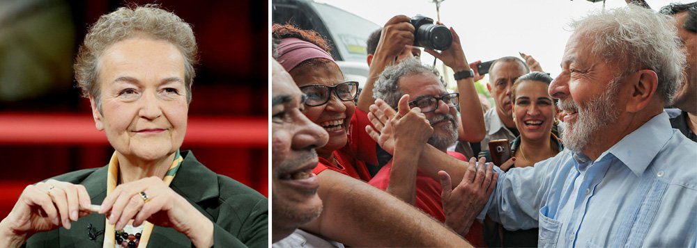 "Depende da decisão do TRF-4 em Porto Alegre se Lula poderá ou não ser candidato do PT nas próximas eleições presidenciais no Brasil. É justamente isso que os donos do poder no Brasil atual pretendem evitar por todos os meios, em associação com o conglomerado midiático Globo, que pauta a opinião pública", afirma Herta Däubler-Gmelin; o relato foi publicado no DCM (Foto: Leonardo Lucena) "Depende da decisão do TRF-4 em Porto Alegre se Lula poderá ou não ser candidato do PT nas próximas eleições presidenciais no Brasil. É justamente isso que os donos do poder no Brasil atual pretendem evitar por todos os meios, em associação com o conglomerado midiático Globo, que pauta a opinião pública", afirma Herta Däubler-Gmelin; o relato foi publicado no DCM
