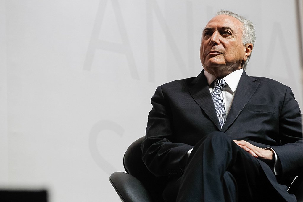 São Paulo - Presidente Michel Temer participa da abertura da 18ª Conferência Anual Santander (Beto Barata/PR) (Foto: Tereza Cruvinel) São Paulo - Presidente Michel Temer participa da abertura da 18ª Conferência Anual Santander (Beto Barata/PR)