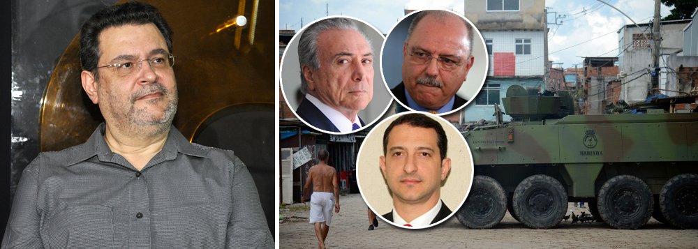 Em entrevista à TV 247, Rui Costa Pimenta, presidente do PCO, avalia que o governo atual praticamente já acabou e que Michel Temer se tornou refém dos militares, que gradativamente vêm ocupando espaços na administração federal; segundo ele, o Brasil está a um passo de um golpe militar e "a aliança entre Temer e os militares é a do cordeiro com o leão", ou seja, o mais frágil pode ser devorado pelo mais forte a qualquer momento; ele também avalia que o general Sergio Etchegoyen, chefe do Gabinete de Segurança Institucional, é hoje o homem mais forte do País; detalhe: o novo chefe da Polícia Federal, Rogério Galloro, vinha sendo defendido por Etchegoyen; confira a íntegra (Foto: Leonardo Attuch) Em entrevista à TV 247, Rui Costa Pimenta, presidente do PCO, avalia que o governo atual praticamente já acabou e que Michel Temer se tornou refém dos militares, que gradativamente vêm ocupando espaços na administração federal; segundo ele, o Brasil está a um passo de um golpe militar e "a aliança entre Temer e os militares é a do cordeiro com o leão", ou seja, o mais frágil pode ser devorado pelo mais forte a qualquer momento; ele também avalia que o general Sergio Etchegoyen, chefe do Gabinete de Segurança Institucional, é hoje o homem mais forte do País; detalhe: o novo chefe da Polícia Federal, Rogério Galloro, vinha sendo defendido por Etchegoyen; confira a íntegra
