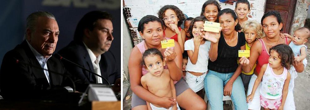 "O ataque ao Bolsa Família, programa com reconhecimento internacional, é o sinal para começar a extingui-lo. Cortes em programas e políticas de proteção social têm sido a regra. O Governo Temer optou claramente por cortar benefícios e reduzir, drasticamente, as subvenções dos programas sociais", escreve o deputado federal Paulo Pimenta; "Mais do que isto querem, Rodrigo Maia, o governo e os seus aliados, acabar com a legislação e fiscalização que caracterizam condições como análogas as do trabalho escravo", completa (Foto: Paulo Pimenta) "O ataque ao Bolsa Família, programa com reconhecimento internacional, é o sinal para começar a extingui-lo. Cortes em programas e políticas de proteção social têm sido a regra. O Governo Temer optou claramente por cortar benefícios e reduzir, drasticamente, as subvenções dos programas sociais", escreve o deputado federal Paulo Pimenta; "Mais do que isto querem, Rodrigo Maia, o governo e os seus aliados, acabar com a legislação e fiscalização que caracterizam condições como análogas as do trabalho escravo", completa