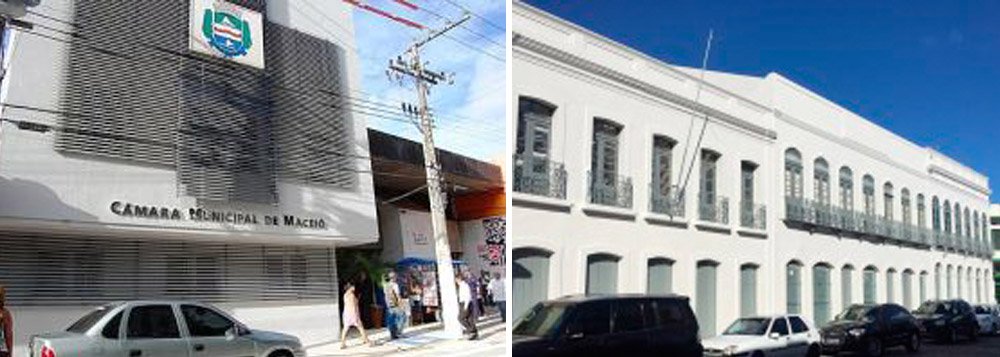 A Câmara Municipal de Maceió publicou no Diário Oficial do Município um extrato de contrato de locação de imóvel, onde funcionará a nova sede do Poder Legislativo, no bairro do Jaraguá; o novo local, com 4 mil metros quadrados e 50 salas, deverá custar R$ 3 milhões em 5 anos; justificativa é que o prédio atual, no Centro da capital, é um imóvel com mais de 60 anos de uso (Foto: Voney Malta) A Câmara Municipal de Maceió publicou no Diário Oficial do Município um extrato de contrato de locação de imóvel, onde funcionará a nova sede do Poder Legislativo, no bairro do Jaraguá; o novo local, com 4 mil metros quadrados e 50 salas, deverá custar R$ 3 milhões em 5 anos; justificativa é que o prédio atual, no Centro da capital, é um imóvel com mais de 60 anos de uso