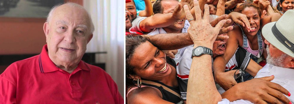 Artistas e intelectuais vão participar, na noite desta quinta-feira (18), em São Paulo, de um encontro com o ex-presidente Lula, no bairro da Liberdade; um dos organizadores do evento e mestre de cerimônia da atividade, o ator Sérgio Mamberti, que defende a candidatura de Lula; "Estamos unificados com o movimento estudantil, o movimento operário, os movimentos sociais. Tudo isso se entrelaça e vai criando essa rede de resistência democrática, que é fundamental para que a gente possa enfrentar essa conjuntura tão adversa", diz (Foto: Leonardo Lucena) Artistas e intelectuais vão participar, na noite desta quinta-feira (18), em São Paulo, de um encontro com o ex-presidente Lula, no bairro da Liberdade; um dos organizadores do evento e mestre de cerimônia da atividade, o ator Sérgio Mamberti, que defende a candidatura de Lula; "Estamos unificados com o movimento estudantil, o movimento operário, os movimentos sociais. Tudo isso se entrelaça e vai criando essa rede de resistência democrática, que é fundamental para que a gente possa enfrentar essa conjuntura tão adversa", diz