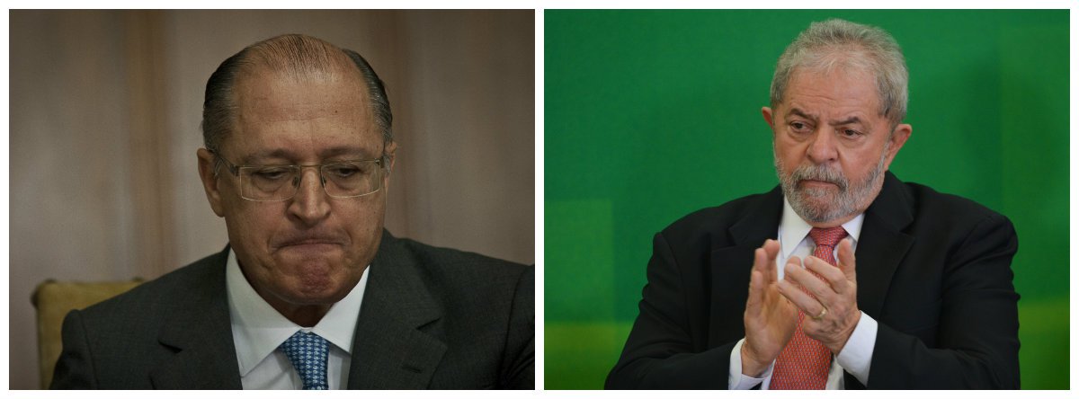 Governador de São Paulo, Geraldo Alckmin (PSDB) e ex-presidente Luiz Inácio Lula da Silva (Foto: Paulo Emílio) Governador de São Paulo, Geraldo Alckmin (PSDB) e ex-presidente Luiz Inácio Lula da Silva