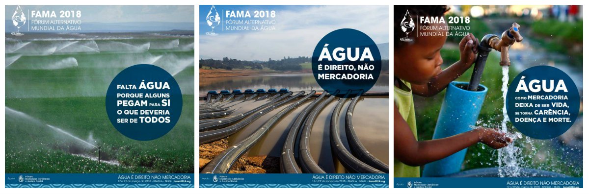 Será realizada amanhã (28), na Assembleia Legislativa, a "Assembleia Popular das Águas", com o lançamento do Comitê Estadual dos Povos e Águas do FAMA (Fórum Alternativo Mundial da Água), reunindo diversas organizações, sindicatos, militantes e movimentos socioambientais e populares com o objetivo de alertar a sociedade para os riscos da apropriação da água por grupos econômicos nacionais e internacionais que defendem a privatização das fontes naturais e dos serviços públicos de água
(Foto: Fatima 247) Será realizada amanhã (28), na Assembleia Legislativa, a "Assembleia Popular das Águas", com o lançamento do Comitê Estadual dos Povos e Águas do FAMA (Fórum Alternativo Mundial da Água), reunindo diversas organizações, sindicatos, militantes e movimentos socioambientais e populares com o objetivo de alertar a sociedade para os riscos da apropriação da água por grupos econômicos nacionais e internacionais que defendem a privatização das fontes naturais e dos serviços públicos de água