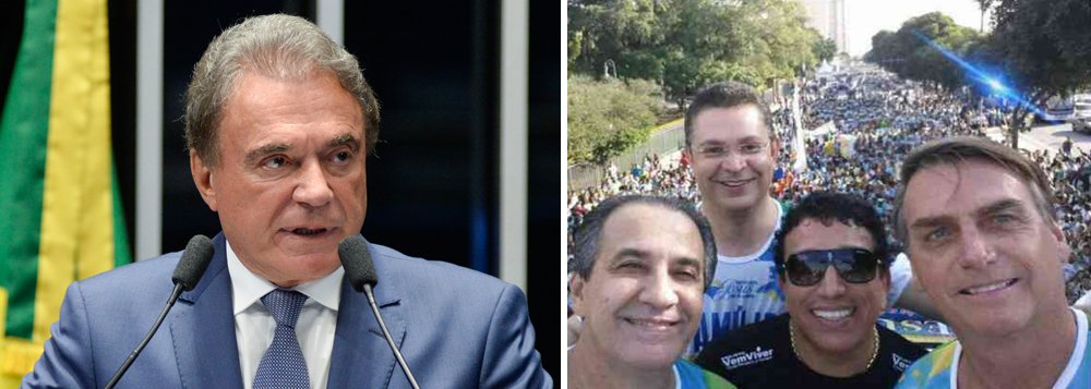 Com as possibilidades cada vez maiores de o senador Alvaro Dias disputar o governo do Paraná, abre-se uma clareira para a filiação do senador capixaba Magno Malta no Podemos visando a vice na chapa de Jair Bolsonaro (PSL-RJ); o reforço do Podemos no Paraná com o ingresso de parlamentares sinaliza essa tendência de Alvaro Dias desistir da corrida presidencial com o intuito de voltar ao Palácio Iguaçu 32 anos depois (Foto: Charles Nisz) Com as possibilidades cada vez maiores de o senador Alvaro Dias disputar o governo do Paraná, abre-se uma clareira para a filiação do senador capixaba Magno Malta no Podemos visando a vice na chapa de Jair Bolsonaro (PSL-RJ); o reforço do Podemos no Paraná com o ingresso de parlamentares sinaliza essa tendência de Alvaro Dias desistir da corrida presidencial com o intuito de voltar ao Palácio Iguaçu 32 anos depois