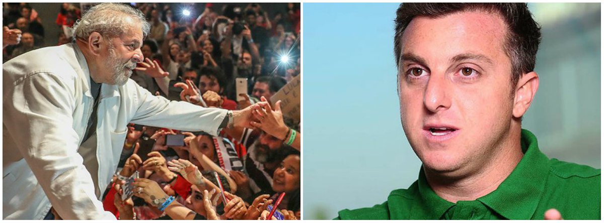 Huck possui a cara do golpista e conspirador Itaú, banco da família Setúbal, que apoiou mais um golpe contra o Brasil e seus interesses. Enquanto isso, Lula está a enfrentar a perseguição mais infame, sórdida e covarde experimentada por um político brasileiro, cujos algozes principais são a Globo, o Judiciário, o MPF e a PF, com a cumplicidade notórias do STF (Foto: Davis Sena Filho) Huck possui a cara do golpista e conspirador Itaú, banco da família Setúbal, que apoiou mais um golpe contra o Brasil e seus interesses. Enquanto isso, Lula está a enfrentar a perseguição mais infame, sórdida e covarde experimentada por um político brasileiro, cujos algozes principais são a Globo, o Judiciário, o MPF e a PF, com a cumplicidade notórias do STF