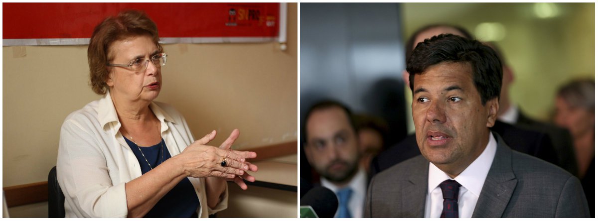 "Trata-se de mais uma prova empírica do golpe", afirmou a deputada Margarida Salomão (PT-MG), presidente da Frente Parlamentar em Defesa das Universidades Federais, ao comentar a censura do ministro da Educação, Mendonça Filho, à disciplina O Golpe de 2016 e o futuro da democracia no Brasil, do curso de graduação em Ciência Política da UnB; "Trata-se, na verdade, de um desrespeito com a história pessoal e acadêmica do docente, cuja produção se tornou referencial no país ao justamente calcar-se no estudo crítico da democracia no Brasil"; assista ao vídeo (Foto: Leonardo Lucena) "Trata-se de mais uma prova empírica do golpe", afirmou a deputada Margarida Salomão (PT-MG), presidente da Frente Parlamentar em Defesa das Universidades Federais, ao comentar a censura do ministro da Educação, Mendonça Filho, à disciplina O Golpe de 2016 e o futuro da democracia no Brasil, do curso de graduação em Ciência Política da UnB; "Trata-se, na verdade, de um desrespeito com a história pessoal e acadêmica do docente, cuja produção se tornou referencial no país ao justamente calcar-se no estudo crítico da democracia no Brasil"; assista ao vídeo