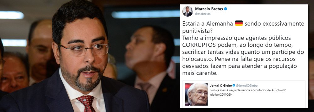 Em um exagero lamentável no que provavelmente acredita ser uma luta pelo combate à corrupção, o juiz da Lava Jato no Rio de Janeiro, Marcelo Bretas, diz ter "a impressão que agentes públicos CORRUPTOS podem, ao longo do tempo, sacrificar tantas vidas quanto um partícipe do holocausto"; "Pense na falta que os recursos desviados fazem para atender a população mais carente", continua (Foto: Gisele Federicce) Em um exagero lamentável no que provavelmente acredita ser uma luta pelo combate à corrupção, o juiz da Lava Jato no Rio de Janeiro, Marcelo Bretas, diz ter "a impressão que agentes públicos CORRUPTOS podem, ao longo do tempo, sacrificar tantas vidas quanto um partícipe do holocausto"; "Pense na falta que os recursos desviados fazem para atender a população mais carente", continua