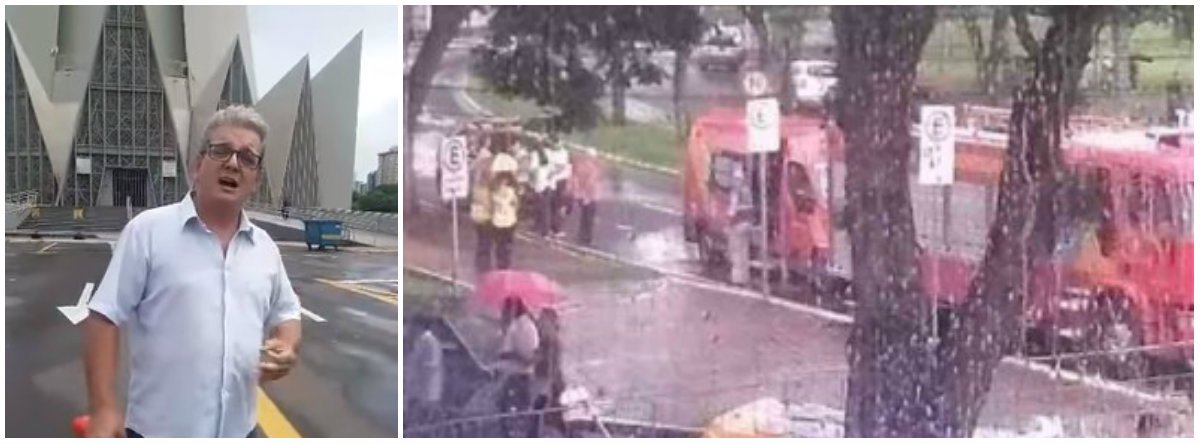 O professor de História João Fernandes Barros, de Maringá (PR), ao comentar o fiasco da manifestação do MBL, na cidade, publicou vídeo dizendo que poucos 'corruptos foram às ruas para defender o juiz Sérgio Moro'; "Nós estamos livres, mais uma vez, do reacionarismo e do ódio patrocinados pela ACIM (Associação Comercial e Industrial de Maringá), corrupta também, que defende o desvio de ICMS de supermercados. A ACIM é nojenta" (Foto: Leonardo Lucena) O professor de História João Fernandes Barros, de Maringá (PR), ao comentar o fiasco da manifestação do MBL, na cidade, publicou vídeo dizendo que poucos 'corruptos foram às ruas para defender o juiz Sérgio Moro'; "Nós estamos livres, mais uma vez, do reacionarismo e do ódio patrocinados pela ACIM (Associação Comercial e Industrial de Maringá), corrupta também, que defende o desvio de ICMS de supermercados. A ACIM é nojenta"
