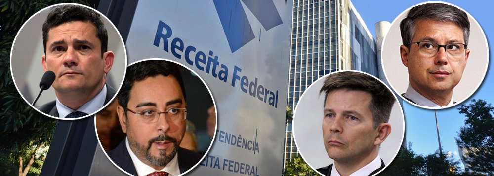A Receita Federal deixa de recolher, por mês, cerca de R$ 30 milhões em imposto de renda por causa de benefícios como auxílio-moradia, concedidos indiscriminadamente a um total de 18 mil juízes brasileiros, de 81 tribunais federais e estaduais, entre eles os juízes Sérgio Moro e Marcelo Bretas, e os desembargadores Leandro Paulsen e Victor Laus, que têm imóveis próprios e recebem o benefício, que é enquadrado legalmente como indenização e, como tal, não é sujeito a cobrança de imposto; também não é considerado no cálculo do teto do salário dos juízes, fazendo com que seus salários ultrapassem o teto de remuneração, que é de R$ 33,7 mil por mês; por ano, a renúncia fiscal com a farra dos auxílio alcança R$ 360 milhões (Foto: Aquiles Lins) A Receita Federal deixa de recolher, por mês, cerca de R$ 30 milhões em imposto de renda por causa de benefícios como auxílio-moradia, concedidos indiscriminadamente a um total de 18 mil juízes brasileiros, de 81 tribunais federais e estaduais, entre eles os juízes Sérgio Moro e Marcelo Bretas, e os desembargadores Leandro Paulsen e Victor Laus, que têm imóveis próprios e recebem o benefício, que é enquadrado legalmente como indenização e, como tal, não é sujeito a cobrança de imposto; também não é considerado no cálculo do teto do salário dos juízes, fazendo com que seus salários ultrapassem o teto de remuneração, que é de R$ 33,7 mil por mês; por ano, a renúncia fiscal com a farra dos auxílio alcança R$ 360 milhões