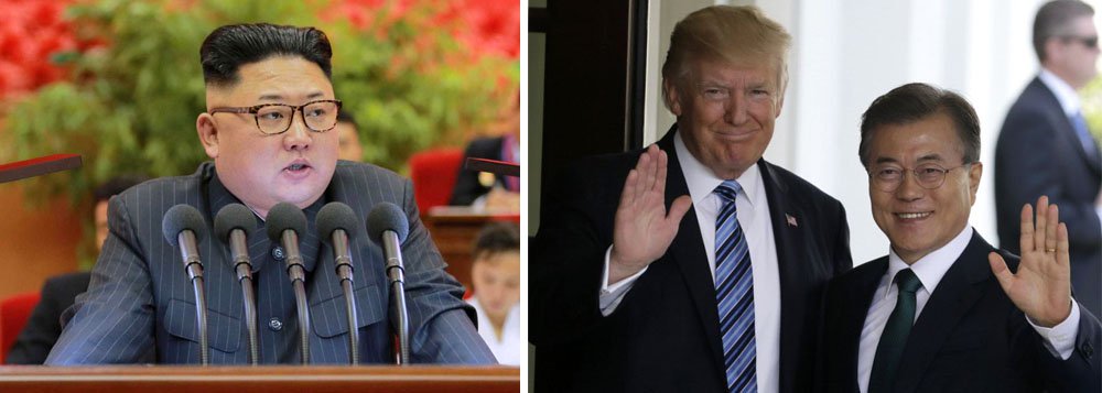 O governo da Coreia do Norte pediu que a Coreia do Sul abandone as manobras militares com os Estados Unidos, já que considera que estas são "o fator principal" que alimenta a tensão na península coreana e que eleva o risco de guerra; "Se as autoridades sul-coreanas realmente querem distensão e paz, devem parar todo tipo de ações militares", disse o principal jornal norte-coreano, Rodong Sinmun, em um artigo onde afirma que as manobras são o principal foco de tensão e levam a Coreia "para uma fase perigosa, onde a situação pode ser imprevisível" (Foto: Leonardo Lucena) O governo da Coreia do Norte pediu que a Coreia do Sul abandone as manobras militares com os Estados Unidos, já que considera que estas são "o fator principal" que alimenta a tensão na península coreana e que eleva o risco de guerra; "Se as autoridades sul-coreanas realmente querem distensão e paz, devem parar todo tipo de ações militares", disse o principal jornal norte-coreano, Rodong Sinmun, em um artigo onde afirma que as manobras são o principal foco de tensão e levam a Coreia "para uma fase perigosa, onde a situação pode ser imprevisível"