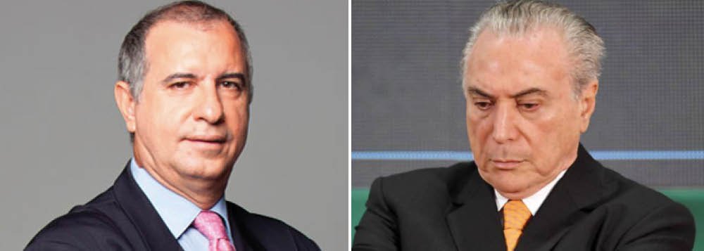 O jornalista José Carlos Azenha, editor do Viomundo, criticou a intervenção militar na Segurança Pública do Rio de Janeiro; segundo ele, Michel Temer abraçou a frase atribuída a Washington Luís, segundo a qual "a questão social é um caso de polícia"; "O golpe, que retirou direitos e arrochou os mais pobres, quer se perpetuar explorando os efeitos daquilo que promoveu. E Temer tem um plano: continuar no Planalto quando seu mandato acabar. Através de eleições ou, melhor ainda — do ponto-de-vista dele –, de forma indireta, para 'pacificar' o País. A intervenção militar no Rio de Janeiro é o primeiro passo", diz Azenha (Foto: Aquiles Lins) O jornalista José Carlos Azenha, editor do Viomundo, criticou a intervenção militar na Segurança Pública do Rio de Janeiro; segundo ele, Michel Temer abraçou a frase atribuída a Washington Luís, segundo a qual "a questão social é um caso de polícia"; "O golpe, que retirou direitos e arrochou os mais pobres, quer se perpetuar explorando os efeitos daquilo que promoveu. E Temer tem um plano: continuar no Planalto quando seu mandato acabar. Através de eleições ou, melhor ainda — do ponto-de-vista dele –, de forma indireta, para 'pacificar' o País. A intervenção militar no Rio de Janeiro é o primeiro passo", diz Azenha