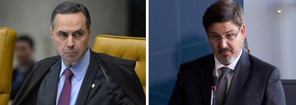 Relator da investigação sobre Michel Temer no Supremo Tribunal Federal, o ministro Luís Roberto Barroso intimou o diretor-geral da Polícia Federal, Fernando Segovia, a explicar as declarações em que disse que a tendência na PF é recomendar o arquivamento da investigação; Temer é suspeito de beneficiar a empresa Rodrimar em um decreto que renovou concessões no Porto de Santos, em São Paulo; de acordo com o ministro, a conduta de Segovia "é manifestamente imprópria e pode, em tese, caracterizar infração administrativa e até mesmo penal" (Foto: Leonardo Lucena) Relator da investigação sobre Michel Temer no Supremo Tribunal Federal, o ministro Luís Roberto Barroso intimou o diretor-geral da Polícia Federal, Fernando Segovia, a explicar as declarações em que disse que a tendência na PF é recomendar o arquivamento da investigação; Temer é suspeito de beneficiar a empresa Rodrimar em um decreto que renovou concessões no Porto de Santos, em São Paulo; de acordo com o ministro, a conduta de Segovia "é manifestamente imprópria e pode, em tese, caracterizar infração administrativa e até mesmo penal"