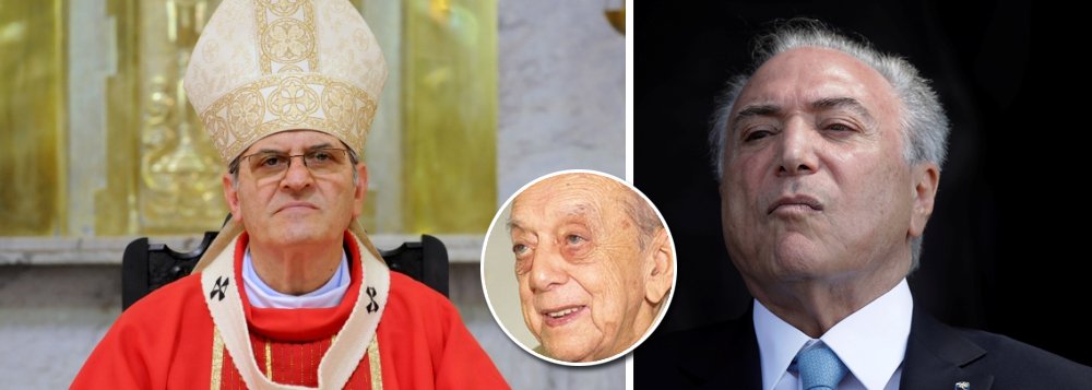 Arcebispo de Olinda e Recife, Dom Antônio Fernando Saburido, divulgou nota em que critica a falta de "coerência" de Temer em declarar Dom Helder Camara como patrono brasileiro dos direitos humanos; "Será que nomear Dom Helder patrono brasileiro dos Direitos Humanos fará o governo voltar atrás da decisão de reduzir substancialmente os gastos públicos em saúde e educação, deixando os milhões de pobres abandonados à própria sorte?", questiona (Foto: Paulo Emílio) Arcebispo de Olinda e Recife, Dom Antônio Fernando Saburido, divulgou nota em que critica a falta de "coerência" de Temer em declarar Dom Helder Camara como patrono brasileiro dos direitos humanos; "Será que nomear Dom Helder patrono brasileiro dos Direitos Humanos fará o governo voltar atrás da decisão de reduzir substancialmente os gastos públicos em saúde e educação, deixando os milhões de pobres abandonados à própria sorte?", questiona