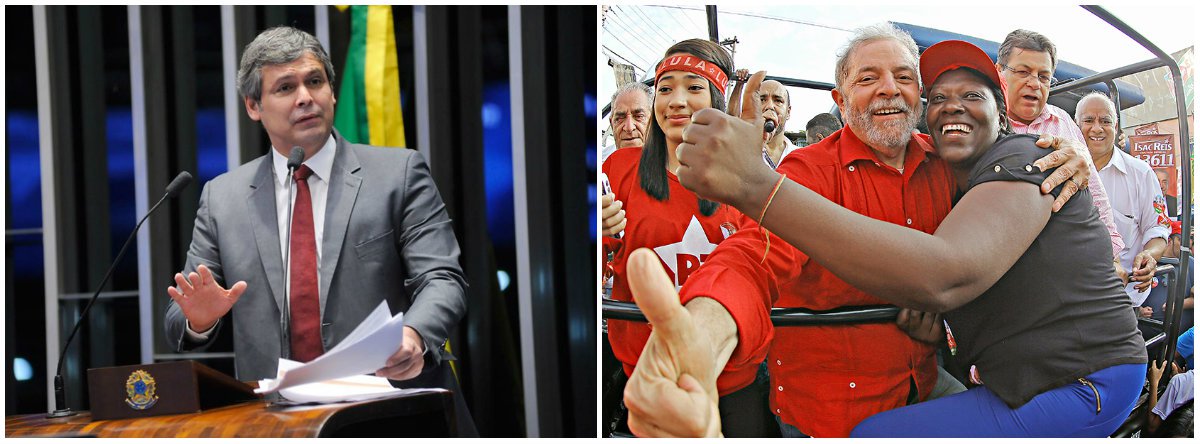 O senador Lindbergh Farias (PT-RJ) reforçou que o PT já tomou a decisão de registrar a candidatura do ex-presidente Lula, em agosto deste ano; de férias em João Pessoa, o congressista garantiu que haverá forte reação se tentarem inviabilizar a candidatura de Lula, que, mesmo sendo vítima de intensa perseguição judicial, é apontado como o melhor presidente da história do País (Foto: Leonardo Lucena) O senador Lindbergh Farias (PT-RJ) reforçou que o PT já tomou a decisão de registrar a candidatura do ex-presidente Lula, em agosto deste ano; de férias em João Pessoa, o congressista garantiu que haverá forte reação se tentarem inviabilizar a candidatura de Lula, que, mesmo sendo vítima de intensa perseguição judicial, é apontado como o melhor presidente da história do País
