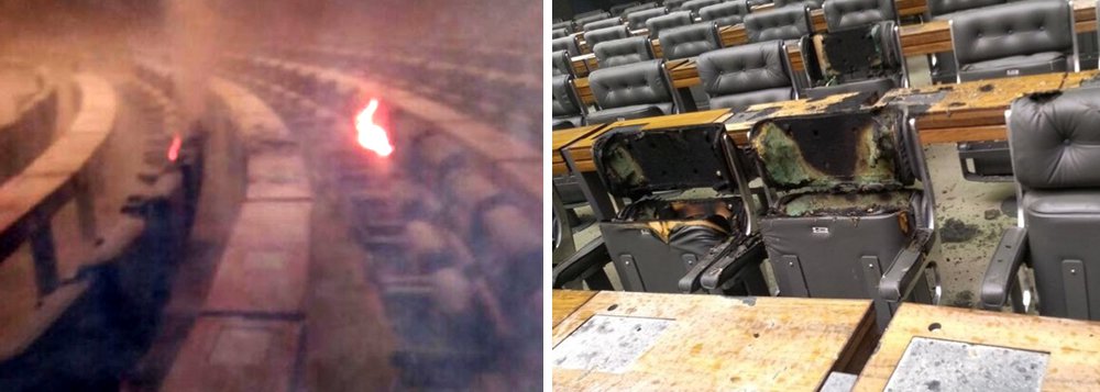 Um princípio de incêndio no plenário da Câmara dos Deputados na manhã de hoje (25) causou a interdição do salão Verde e do Comitê de Imprensa da Casa; a assessoria de impresna da Câmara informou que está apurando o caso e não deu detalhes (Foto: Aquiles Lins) Um princípio de incêndio no plenário da Câmara dos Deputados na manhã de hoje (25) causou a interdição do salão Verde e do Comitê de Imprensa da Casa; a assessoria de impresna da Câmara informou que está apurando o caso e não deu detalhes