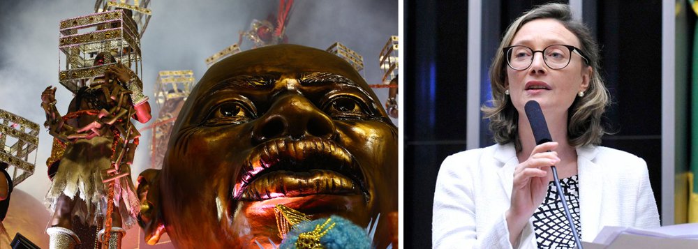 A deputada federal Maria do Rosário (PT-RS) criticou a cobertura da grande imprensa sobre o desfile histórico da escola de samba Paraíso de Tuiuti, no Rio de Janeiro; "Que vergonha: no Brasil, a gente lê no @elpais_brasil com o destaque merecido, o que veículos de comunicação nacionais censuram em sua linha editorial. O carnaval da Tuiutí revela o Brasil não só na avenida, mas um conluio que fere a livre informação e comunicação", escreveu a parlamentar no Twitter (Foto: Leonardo Lucena) A deputada federal Maria do Rosário (PT-RS) criticou a cobertura da grande imprensa sobre o desfile histórico da escola de samba Paraíso de Tuiuti, no Rio de Janeiro; "Que vergonha: no Brasil, a gente lê no @elpais_brasil com o destaque merecido, o que veículos de comunicação nacionais censuram em sua linha editorial. O carnaval da Tuiutí revela o Brasil não só na avenida, mas um conluio que fere a livre informação e comunicação", escreveu a parlamentar no Twitter