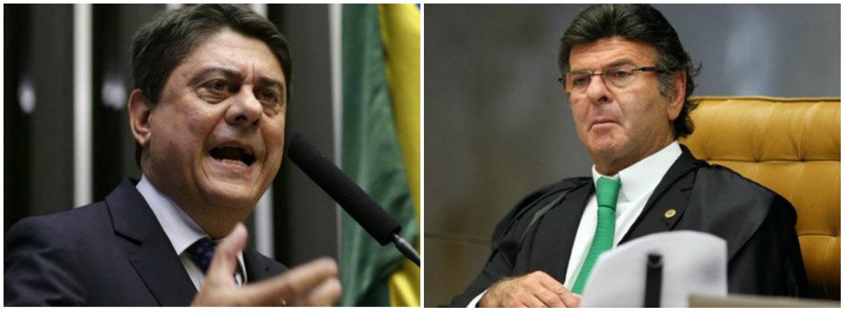 O deputado federal Wadih Damous (PT-RJ) disse que o novo presidente do TSE, Luiz Fux, "desmoraliza a Justiça Eleitoral" ao dizer que o colegiado deverá decidir se um juiz eleitoral poderá barrar o registro de um candidato enquadrado na Lei da Ficha Limpa; "Duvido que Luiz - mata no peito - Fux ainda lembre do amigo Sergio Cabral, padrinho de sua nomeação. Pai do auxílio moradia para os juízes, inclusive a sua filha, agora resolveu legislar e inventa a teoria do 'irregistrável'. Ele desmoraliza a justiça eleitoral", criticou o parlamentar no Twitter (Foto: Leonardo Lucena) O deputado federal Wadih Damous (PT-RJ) disse que o novo presidente do TSE, Luiz Fux, "desmoraliza a Justiça Eleitoral" ao dizer que o colegiado deverá decidir se um juiz eleitoral poderá barrar o registro de um candidato enquadrado na Lei da Ficha Limpa; "Duvido que Luiz - mata no peito - Fux ainda lembre do amigo Sergio Cabral, padrinho de sua nomeação. Pai do auxílio moradia para os juízes, inclusive a sua filha, agora resolveu legislar e inventa a teoria do 'irregistrável'. Ele desmoraliza a justiça eleitoral", criticou o parlamentar no Twitter