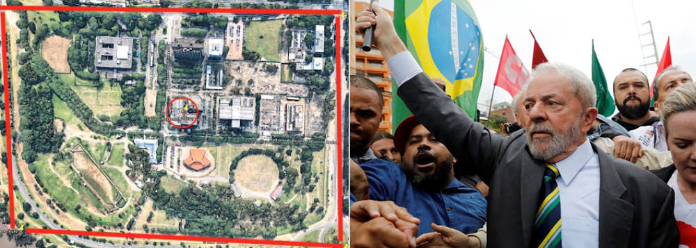 Desde 29 de dezembro até três dias depois de 24 de janeiro, quando Lula será julgado, uma área gigantesca em torno do prédio do Tribunal Regional Federal 4, em Porto Alegre está interditada por ordem do juiz juiz Osorio Avila Neto, da Justiça Federal do Rio Grande do Sul; proibição não vale apenas para militantes do MST, como queria o Ministério Público, mas para toda e qualquer organização social (Foto: Aquiles Lins) Desde 29 de dezembro até três dias depois de 24 de janeiro, quando Lula será julgado, uma área gigantesca em torno do prédio do Tribunal Regional Federal 4, em Porto Alegre está interditada por ordem do juiz juiz Osorio Avila Neto, da Justiça Federal do Rio Grande do Sul; proibição não vale apenas para militantes do MST, como queria o Ministério Público, mas para toda e qualquer organização social
