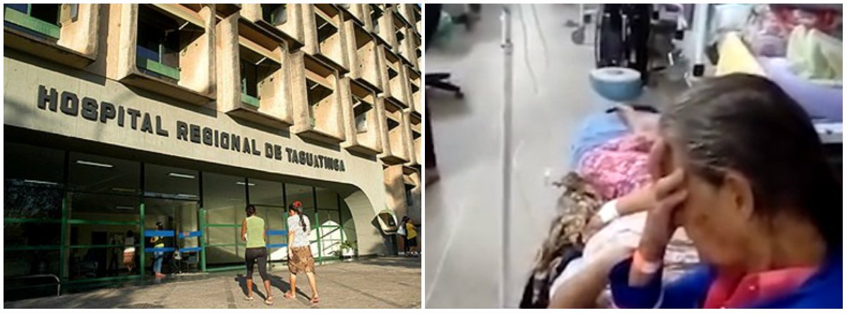 Há três dias, por exemplo, a emergência do Hospital Regional de Taguatinga (HRT) tinha 160 pacientes, mais que o dobro da capacidade, de 68 leitos; o HRT é o segundo maior hospital da rede pública de saúde do Distrito Federal e atende uma área onde moram 1,5 milhão de pessoas (Foto: Leonardo Lucena) Há três dias, por exemplo, a emergência do Hospital Regional de Taguatinga (HRT) tinha 160 pacientes, mais que o dobro da capacidade, de 68 leitos; o HRT é o segundo maior hospital da rede pública de saúde do Distrito Federal e atende uma área onde moram 1,5 milhão de pessoas