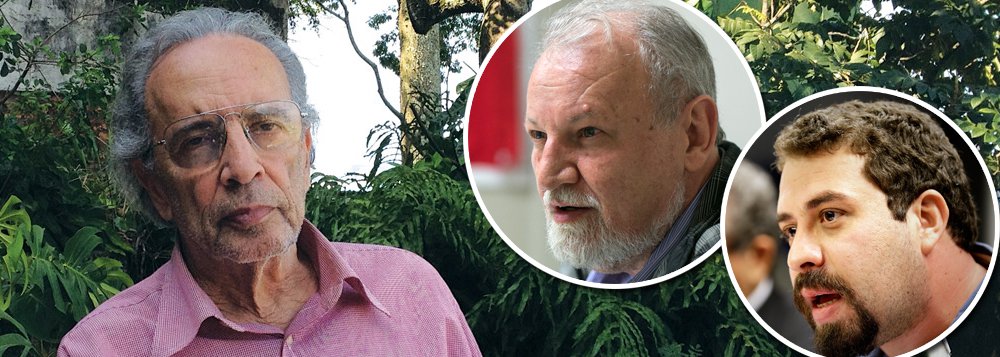 O jornalista Janio de Freitas afirma nesta quinta-feira, 15, que os líderes do MST, João Pedro Stedile, e do MTST, Guilherme Boulos, podem ser alternativas para o PT, numa recuperação das teses e propostas do "PT-de-origem", caso o ex-presidente não concorra; "João Pedro Stedile é economista formado pela PUC-RS, com pós-graduação na Universidade Nacional do México. Muito inteligente, calmo, discreto. Com formação em psicanálise, Guilherme Boulos tem boa base cultural e liderança fácil, já mostrada no Movimento dos Sem-Teto. São cabeças organizadas, quanto aos preceitos e conclusões de cada um. E iguais como alvos do misto de pânico e ódio do empresariado dominante", diz ele (Foto: Aquiles Lins) O jornalista Janio de Freitas afirma nesta quinta-feira, 15, que os líderes do MST, João Pedro Stedile, e do MTST, Guilherme Boulos, podem ser alternativas para o PT, numa recuperação das teses e propostas do "PT-de-origem", caso o ex-presidente não concorra; "João Pedro Stedile é economista formado pela PUC-RS, com pós-graduação na Universidade Nacional do México. Muito inteligente, calmo, discreto. Com formação em psicanálise, Guilherme Boulos tem boa base cultural e liderança fácil, já mostrada no Movimento dos Sem-Teto. São cabeças organizadas, quanto aos preceitos e conclusões de cada um. E iguais como alvos do misto de pânico e ódio do empresariado dominante", diz ele