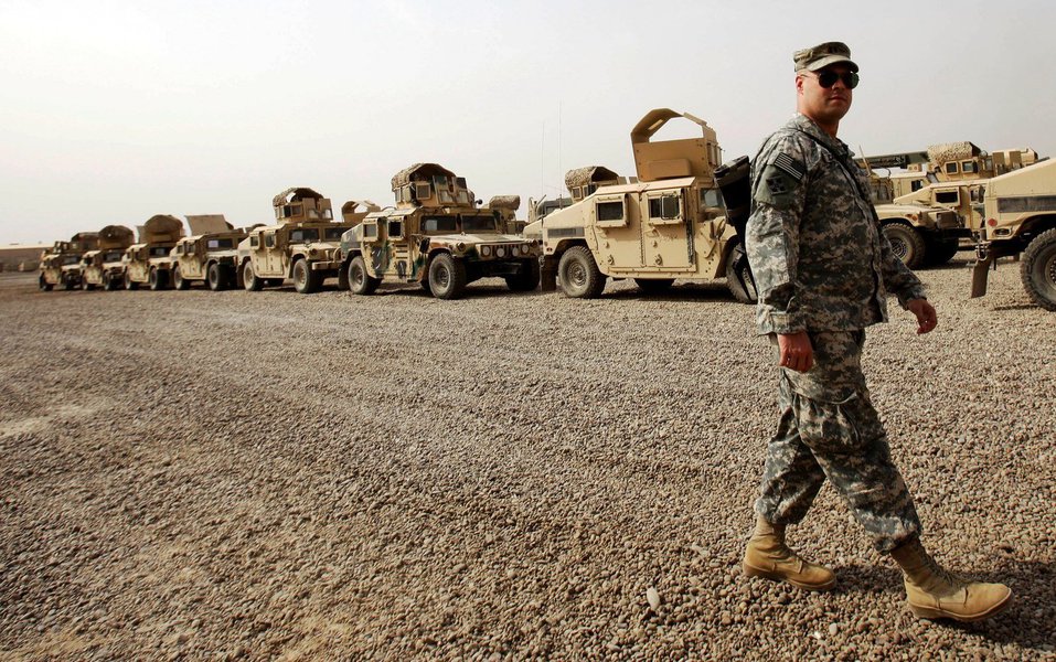 “As forças americanas começaram a reduzir seus números, já que se obteve uma vitória sobre o Daesh (Estado Islâmico)”, afirmou o porta-voz do governo iraquiano; Os EUA tinham mais de 5.500 soldados no Iraque no auge da batalha por Mosul, em julho de 2017, o equivalente a cerca de metade da força total mobilizada pela coalizão no país (Foto: Luis Mauro Queiroz) “As forças americanas começaram a reduzir seus números, já que se obteve uma vitória sobre o Daesh (Estado Islâmico)”, afirmou o porta-voz do governo iraquiano; Os EUA tinham mais de 5.500 soldados no Iraque no auge da batalha por Mosul, em julho de 2017, o equivalente a cerca de metade da força total mobilizada pela coalizão no país