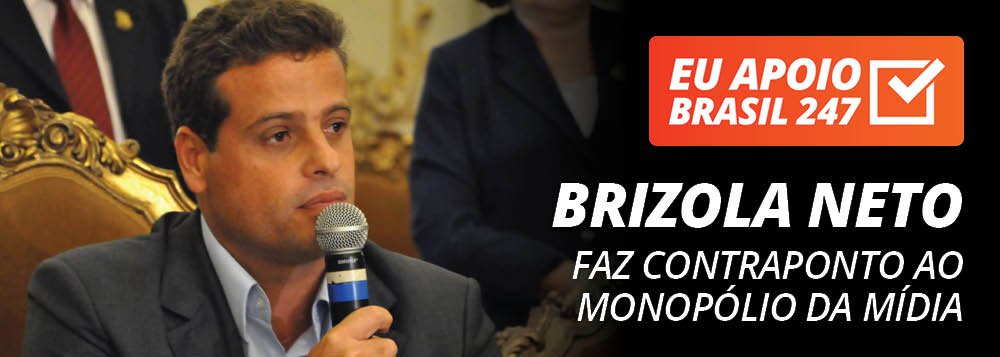 O vereador do Rio de Janeiro Leonel Brizola Neto, do PSOL, apoia a campanha de assinaturas solidárias do 247. "É impossível a existência da democracia no nosso País enquanto tivermos esse monopólio da comunicação, que massacra diariamente o povo brasileiro. Por isso a importância de assinarmos, de contribuirmos com sites como o 247, que faz contraponto a este monopólio", diz ele; assista ao seu vídeo de apoio (Foto: Gisele Federicce) O vereador do Rio de Janeiro Leonel Brizola Neto, do PSOL, apoia a campanha de assinaturas solidárias do 247. "É impossível a existência da democracia no nosso País enquanto tivermos esse monopólio da comunicação, que massacra diariamente o povo brasileiro. Por isso a importância de assinarmos, de contribuirmos com sites como o 247, que faz contraponto a este monopólio", diz ele; assista ao seu vídeo de apoio
