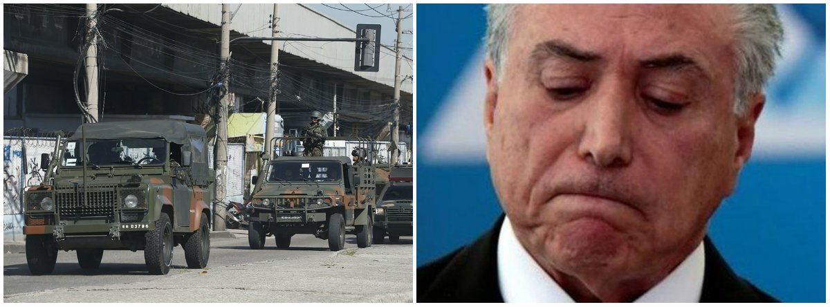"Temer está jogando xadrez e usando o exército como peça", diz o colunista Ricardo Cappelli; "Numa jogada só escanteia Rodrigo Maia, pego de surpresa, abafa a derrota certa na previdência e tenta retomar o protagonismo com uma agenda de forte apelo popular. Mostra para todos que não está morto e ainda tem nas mãos uma caneta poderosa", afirma; "O fortalecimento de um discurso de ordem e força, ódio e medo, o sonho de consumo do Capitão Fascista. Temer se recolocando no jogo sonhando em ser protagonista ou um eleitor de valor numa saída conservadora que lhe preserve a pele no futuro" (Foto: Ricardo Cappelli) "Temer está jogando xadrez e usando o exército como peça", diz o colunista Ricardo Cappelli; "Numa jogada só escanteia Rodrigo Maia, pego de surpresa, abafa a derrota certa na previdência e tenta retomar o protagonismo com uma agenda de forte apelo popular. Mostra para todos que não está morto e ainda tem nas mãos uma caneta poderosa", afirma; "O fortalecimento de um discurso de ordem e força, ódio e medo, o sonho de consumo do Capitão Fascista. Temer se recolocando no jogo sonhando em ser protagonista ou um eleitor de valor numa saída conservadora que lhe preserve a pele no futuro"