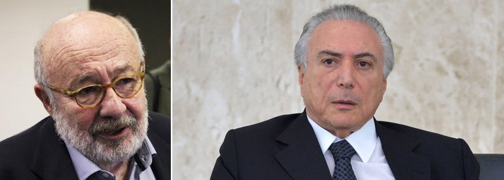 Jornalista Ricardo Kotscho destaca que "dinheiro não falta em Brasília para os amigos do rei e os marajás das grandes corporações do funcionalismo, embora o país esteja quebrado com um rombo fiscal que não para de crescer"; segundo ele, o rombo deve crescer mais ainda com a decisão do governo Michel Temer de gastar o que for necessário para aprovar a reforma da Previdência, o que inclui a liberação de R$ 30 bilhões para agradar a base aliada no Congresso e vai na contramão dos R$ 10 bilhões que afirma querer economizar (Foto: Paulo Emílio) Jornalista Ricardo Kotscho destaca que "dinheiro não falta em Brasília para os amigos do rei e os marajás das grandes corporações do funcionalismo, embora o país esteja quebrado com um rombo fiscal que não para de crescer"; segundo ele, o rombo deve crescer mais ainda com a decisão do governo Michel Temer de gastar o que for necessário para aprovar a reforma da Previdência, o que inclui a liberação de R$ 30 bilhões para agradar a base aliada no Congresso e vai na contramão dos R$ 10 bilhões que afirma querer economizar