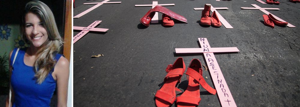Stefhani Brito, de 22 anos, é carregada morta na garupa de moto por horas até ser abandonada às margens da Lagoa da Libânia, em Fortaleza; segundo familiares, ela já sofria torturas do ex-companheiro, apontado como autor do crime (Foto: Aquiles Lins) Stefhani Brito, de 22 anos, é carregada morta na garupa de moto por horas até ser abandonada às margens da Lagoa da Libânia, em Fortaleza; segundo familiares, ela já sofria torturas do ex-companheiro, apontado como autor do crime