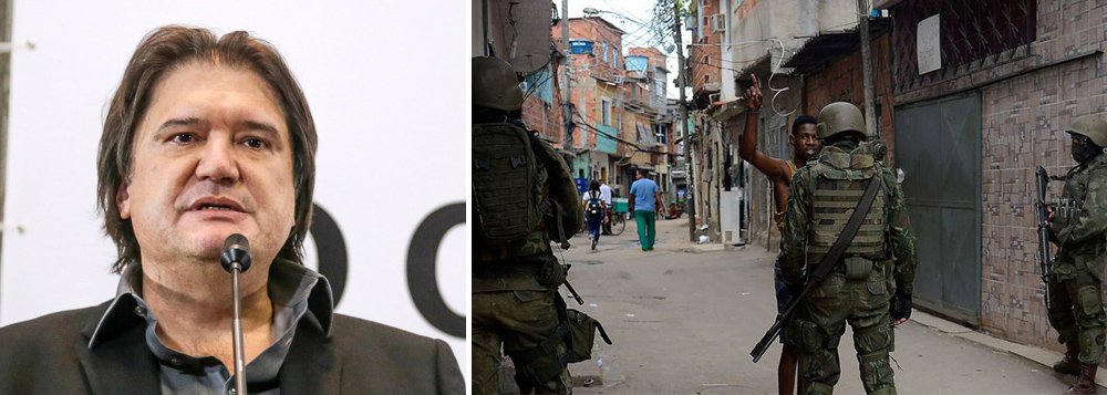 Em entrevista ao jornalista Eduardo Maretti, da RBA, o professor de Direito Constitucional da PUC-SP, Pedro Serrano, adverte para os riscos dos mandados de busca e apreensão coletivos anunciados pelo governo Temer após a decretação de intervenção no Rio de Janeiro; "Estão trazendo o caos para o Estado brasileiro de forma irresponsável. Não tem jeito dessa farsa não terminar em tragédia. E nem de perto vai resolver o problema da segurança pública", diz Serrano (Foto: Aquiles Lins) Em entrevista ao jornalista Eduardo Maretti, da RBA, o professor de Direito Constitucional da PUC-SP, Pedro Serrano, adverte para os riscos dos mandados de busca e apreensão coletivos anunciados pelo governo Temer após a decretação de intervenção no Rio de Janeiro; "Estão trazendo o caos para o Estado brasileiro de forma irresponsável. Não tem jeito dessa farsa não terminar em tragédia. E nem de perto vai resolver o problema da segurança pública", diz Serrano