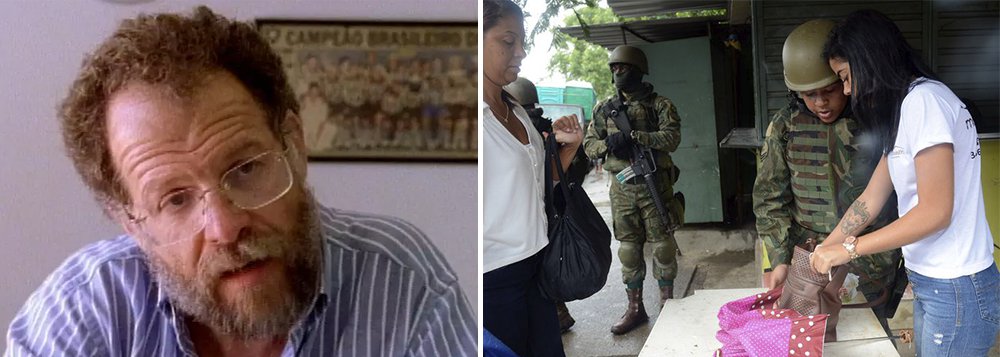 O ex-chefe da Polícia Civil no Rio de Janeiro, Helio Luz, 72 anos, criticou a intervenção militar no Rio de Janeiro. "Por que cercar a favela, se o crime não está ali? O cerne da questão da insegurança não está ali. Aquilo ali é o resultado", disse ele em entrevista à BBC Brasil; "Quem paga a conta no final é o favelado. Somos o país da desigualdade. E ficamos preocupados porque tem problema, entende, na senzala. Afrouxou a senzala, então agora tem que apertar de novo. Então chama o capitão do mato para dar uma solução na senzala do século 21", disse (Foto: Aquiles Lins) O ex-chefe da Polícia Civil no Rio de Janeiro, Helio Luz, 72 anos, criticou a intervenção militar no Rio de Janeiro. "Por que cercar a favela, se o crime não está ali? O cerne da questão da insegurança não está ali. Aquilo ali é o resultado", disse ele em entrevista à BBC Brasil; "Quem paga a conta no final é o favelado. Somos o país da desigualdade. E ficamos preocupados porque tem problema, entende, na senzala. Afrouxou a senzala, então agora tem que apertar de novo. Então chama o capitão do mato para dar uma solução na senzala do século 21", disse