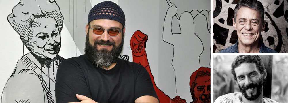 O colunista Gustavo Conde, que é músico, professor, linguista e especialista em análise discursiva, estreou, na TV 247, com o primeiro "pocket show da resistência", em que cantou clássicos da música brasileira, como Cálice, Haiti, Saudosa Maloca e O Bêbado e o Equilibrista, relacionando as canções com o momento político brasileiro; confira (Foto: Leonardo Attuch) O colunista Gustavo Conde, que é músico, professor, linguista e especialista em análise discursiva, estreou, na TV 247, com o primeiro "pocket show da resistência", em que cantou clássicos da música brasileira, como Cálice, Haiti, Saudosa Maloca e O Bêbado e o Equilibrista, relacionando as canções com o momento político brasileiro; confira